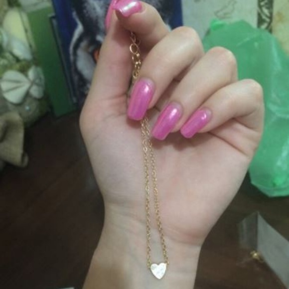 5/$24 Boho Simple Heart Anklet - Picture 4 of 8